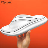 Fligmm Thick Sole Thong Slippers Women Platform Flip Flops Summer Shoes 2023 Foam Pillow Slides Outdoor Beach Sandals Cloud Slipper