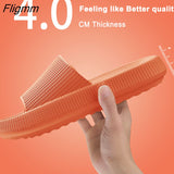 Fligmm Thick Bottom Cloud Slippers Non-Slip Flip Flops Men Women Beach Sandals Fashion Soft Sole EVA Indoor Slides Bathroom Slipper